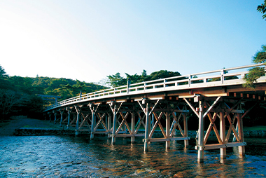 伊勢神宮 内宮の宇治橋/三重県